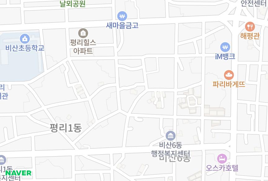 대구광역시 서구 평리동 스카이빌 위치·실거래 시세 지도