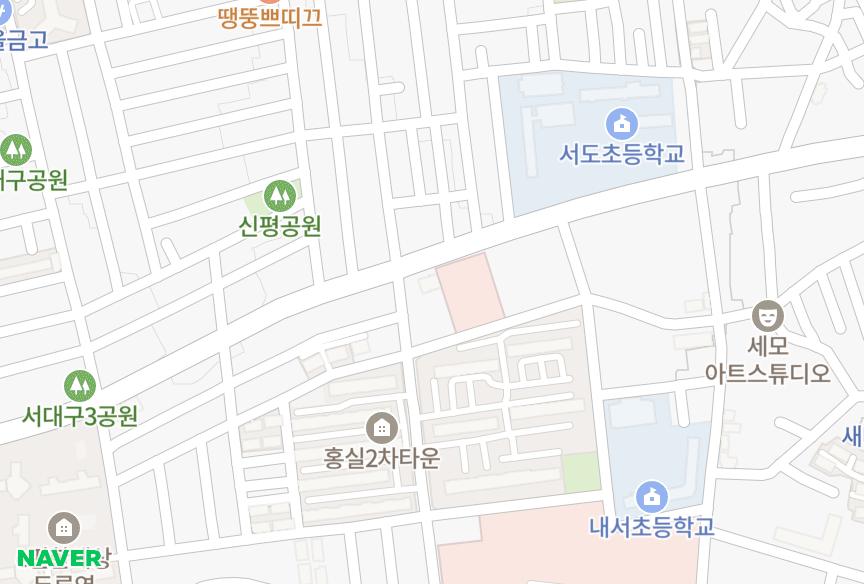 대구광역시 서구 내당동 네오젠 위치·실거래 시세 지도