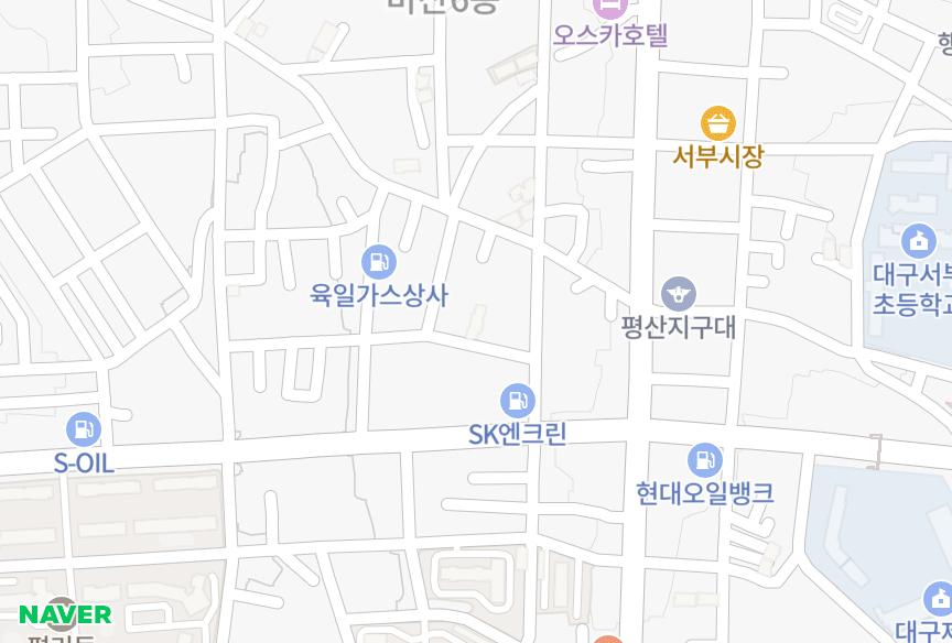 대구광역시 서구 비산동 비산아뜨리움 위치·실거래 시세 지도