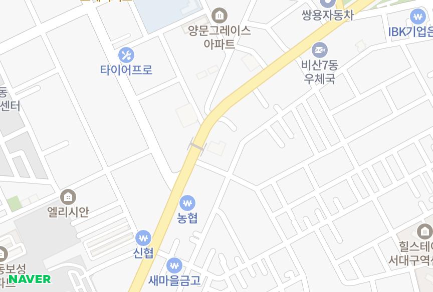 대구광역시 서구 비산동 부림썬빌리지 위치·실거래 시세 지도