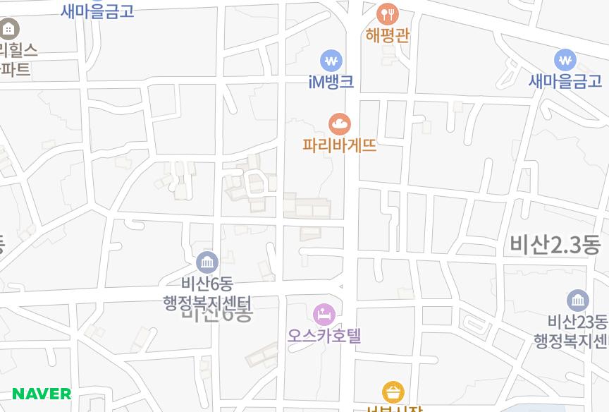 대구광역시 서구 비산동 그린파크102차 위치·실거래 시세 지도
