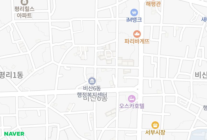 대구광역시 서구 비산동 햇살뷰 위치·실거래 시세 지도