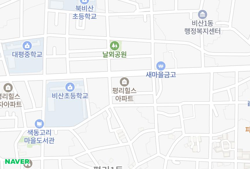 대구광역시 서구 평리동 평리힐스 위치·실거래 시세 지도