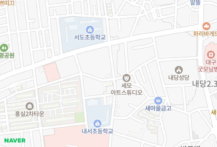 대구광역시 서구 내당동 선빌골든타운 위치·실거래 시세 지도