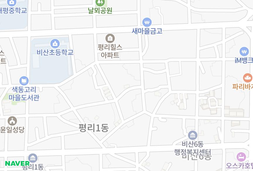 대구광역시 서구 평리동 동아빌라 위치·실거래 시세 지도