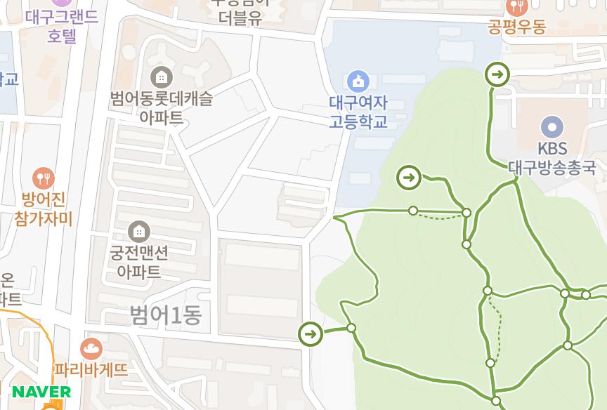 대구광역시 수성구 범어동 보성 위치·실거래 시세 지도