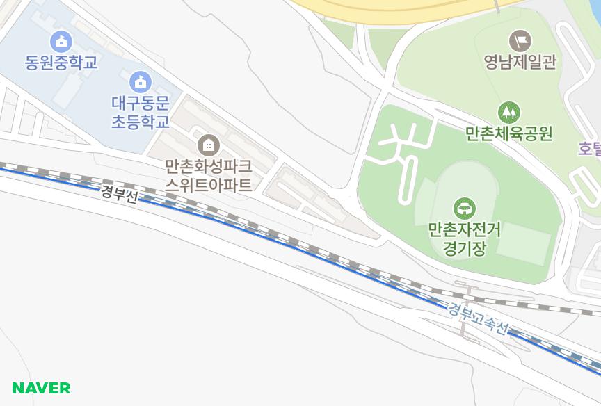 대구광역시 수성구 만촌동 만촌신동아파밀리에 위치·실거래 시세 지도