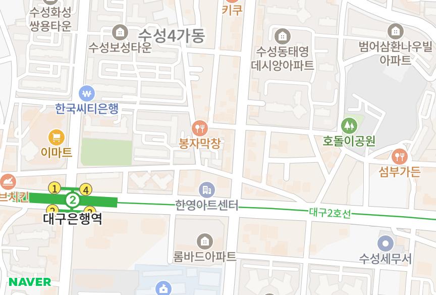 대구광역시 수성구 수성동4가 한도노블리스 위치·실거래 시세 지도