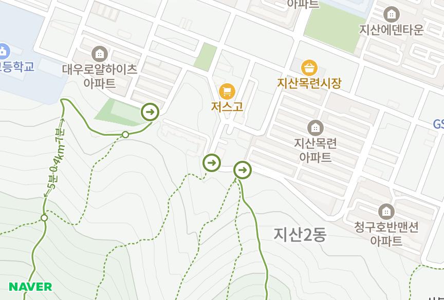 대구광역시 수성구 지산동 지산아이위시네이처 위치·실거래 시세 지도