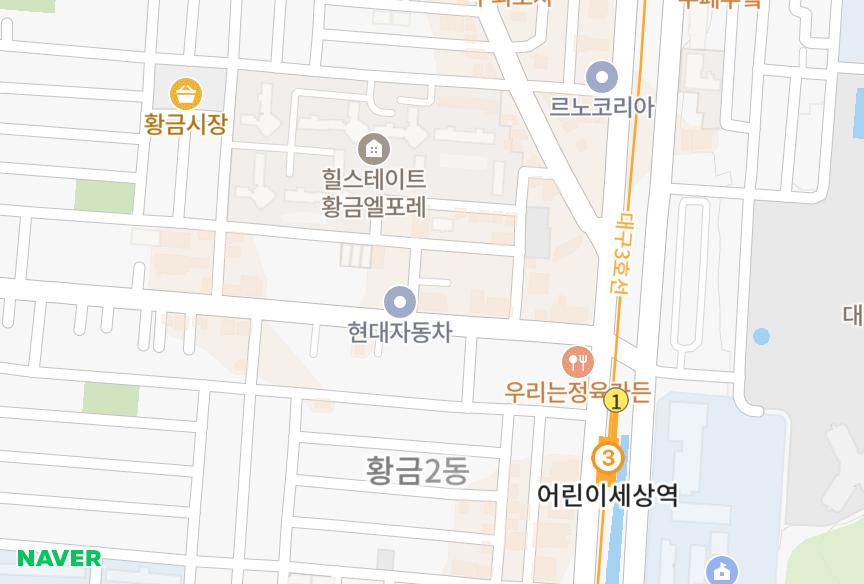 대구광역시 수성구 황금동 칸타빌황금 위치·실거래 시세 지도