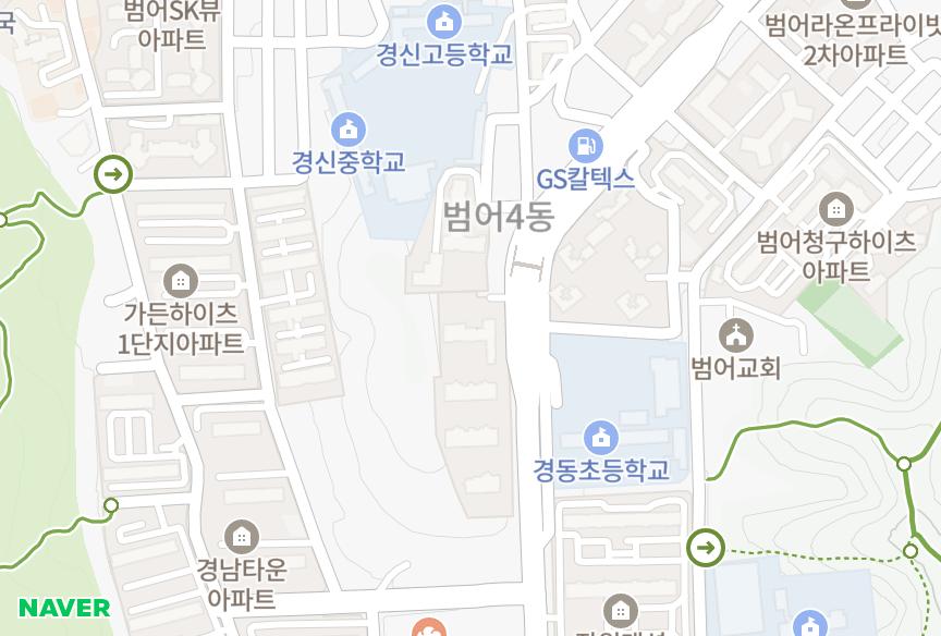 대구광역시 수성구 범어동 범어센트레빌 위치·실거래 시세 지도