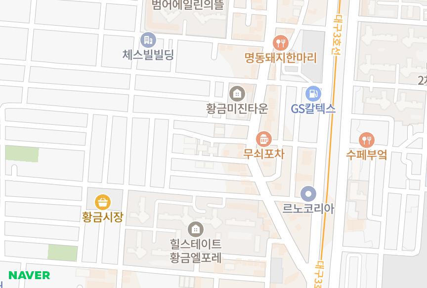 대구광역시 수성구 황금동 다인주택사랑마을101차 위치·실거래 시세 지도