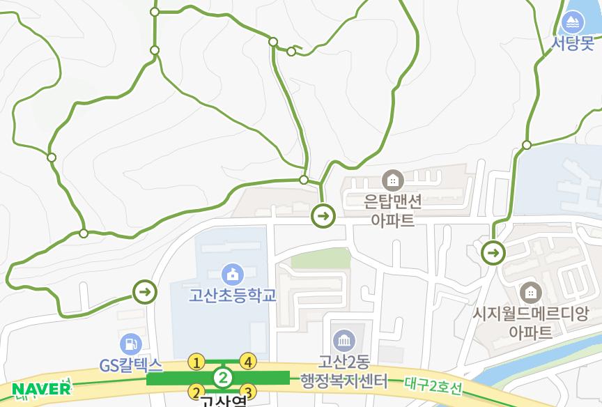 대구광역시 수성구 시지동 미래하이츠103차 위치·실거래 시세 지도