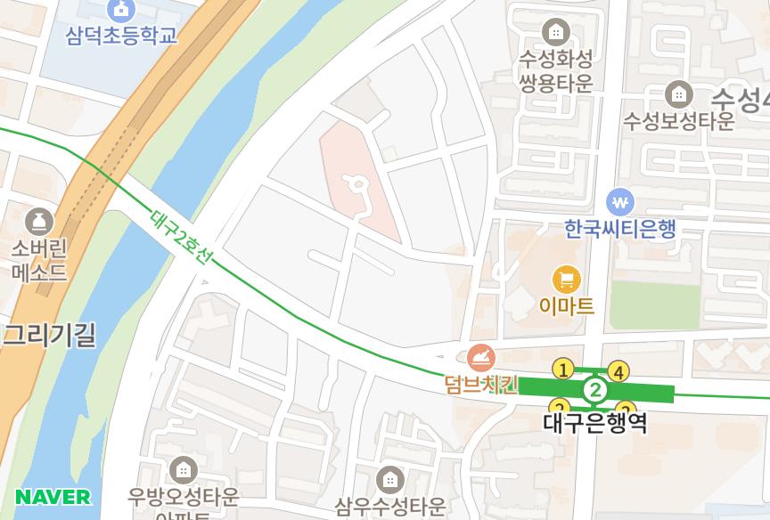 대구광역시 수성구 수성동4가 조광 위치·실거래 시세 지도