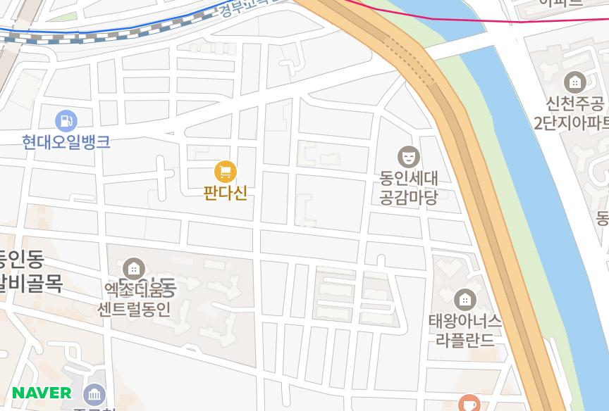 대구광역시 중구 동인동3가 동인맨션 위치·실거래 시세 지도