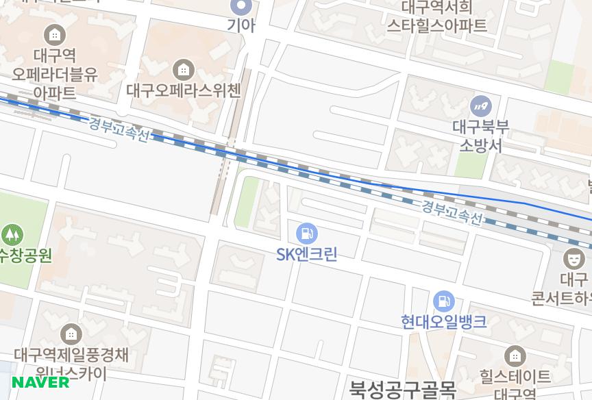 대구광역시 중구 태평로3가 지성하이츠 위치·실거래 시세 지도