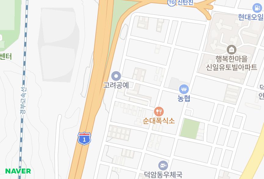 대전광역시 대덕구 덕암동 금성백조 위치·실거래 시세 지도