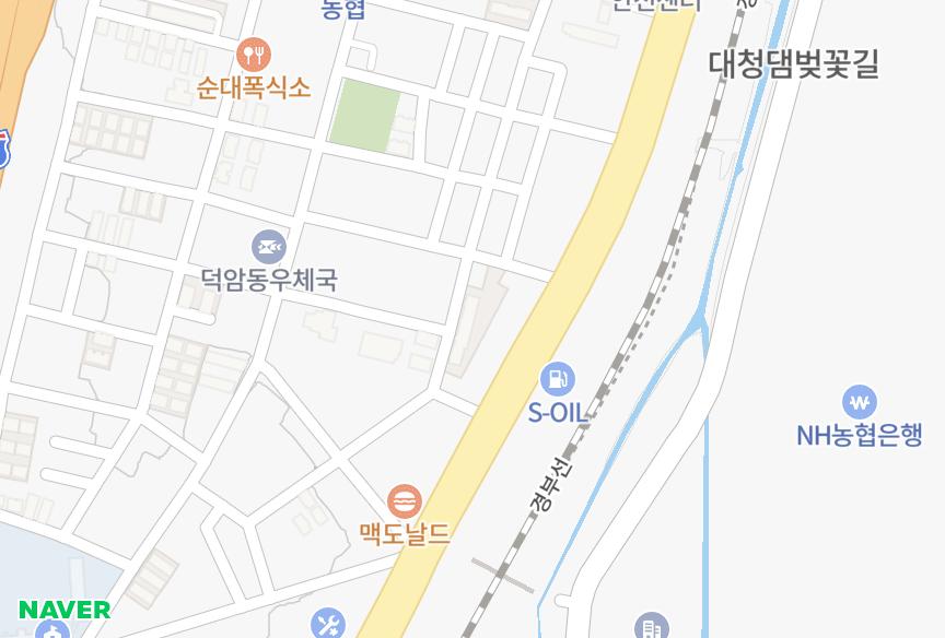 대전광역시 대덕구 상서동 한라 위치·실거래 시세 지도