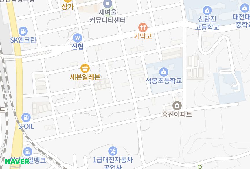 대전광역시 대덕구 신탄진동 신라 위치·실거래 시세 지도
