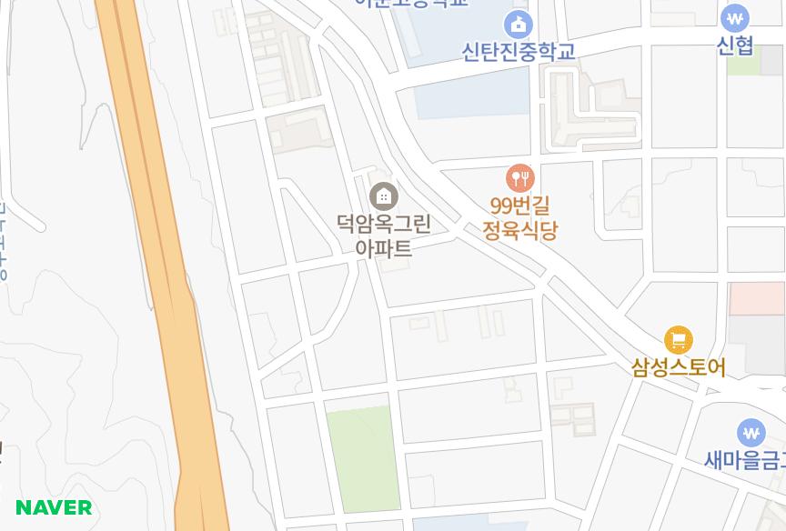 대전광역시 대덕구 덕암동 아트빌 위치·실거래 시세 지도