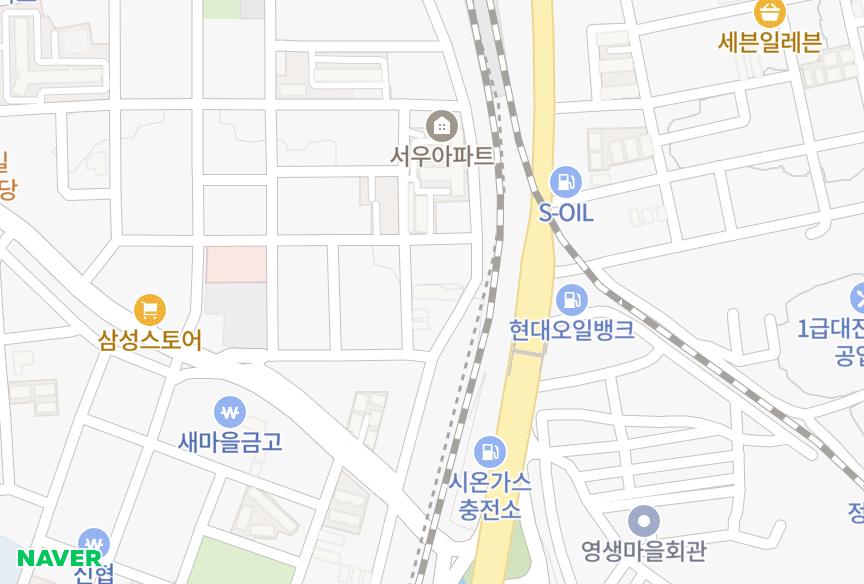 대전광역시 대덕구 석봉동 성호 위치·실거래 시세 지도