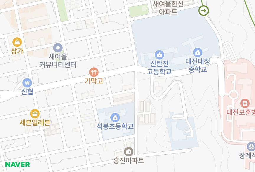 대전광역시 대덕구 신탄진동 수연맨션 위치·실거래 시세 지도