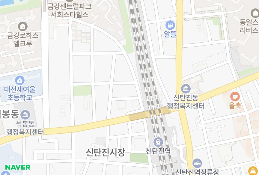 대전광역시 대덕구 석봉동 세울더레스트 위치·실거래 시세 지도