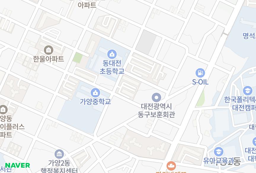 대전광역시 동구 가양동 부성 위치·실거래 시세 지도