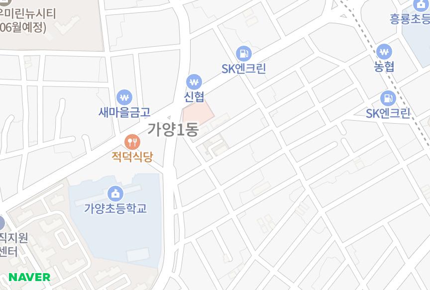 대전광역시 동구 가양동 안전로얄 위치·실거래 시세 지도