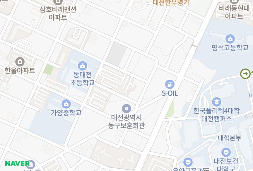 대전광역시 동구 가양동 가양글로벌 위치·실거래 시세 지도