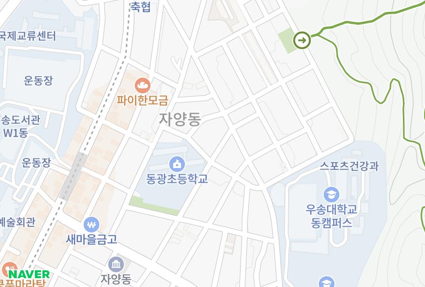 대전광역시 동구 자양동 평화맨션 위치·실거래 시세 지도