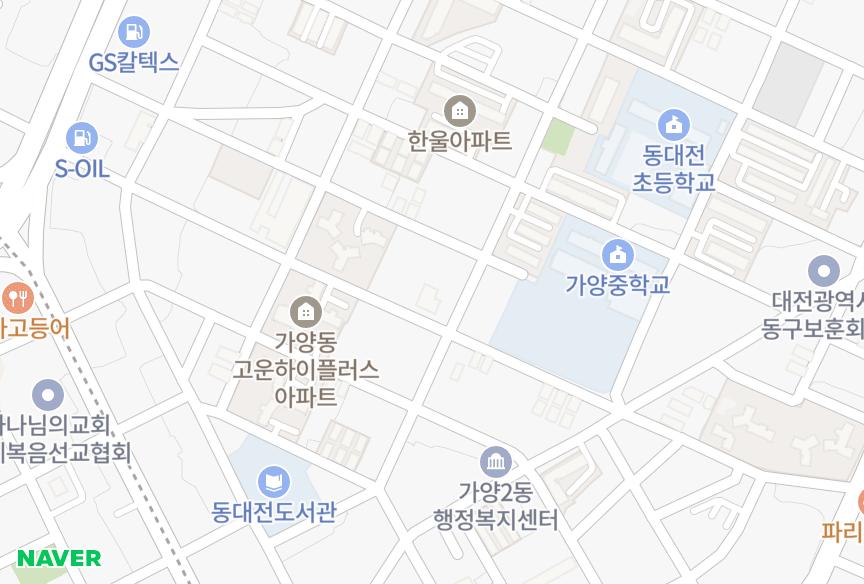대전광역시 동구 가양동 가양트윈스아파트9차 위치·실거래 시세 지도
