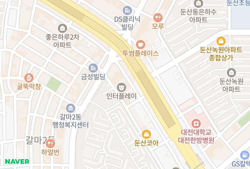 대전광역시 서구 갈마동 오벨리스크 위치·실거래 시세 지도