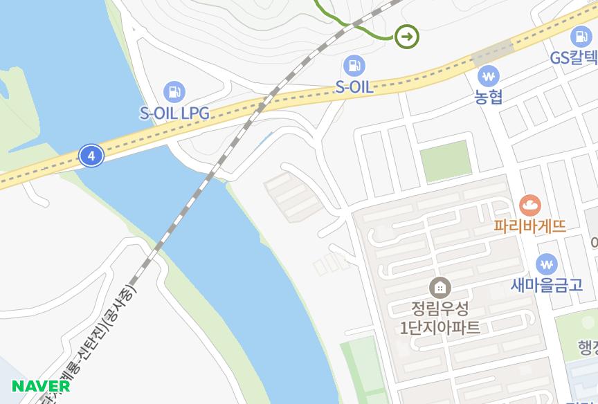 대전광역시 서구 정림동 정림 위치·실거래 시세 지도