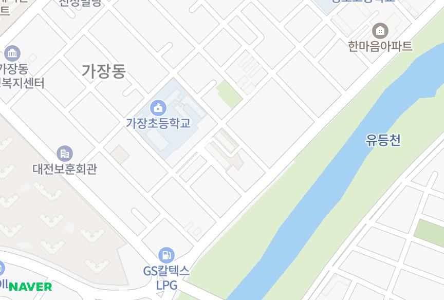 대전광역시 서구 가장동 삼창 위치·실거래 시세 지도
