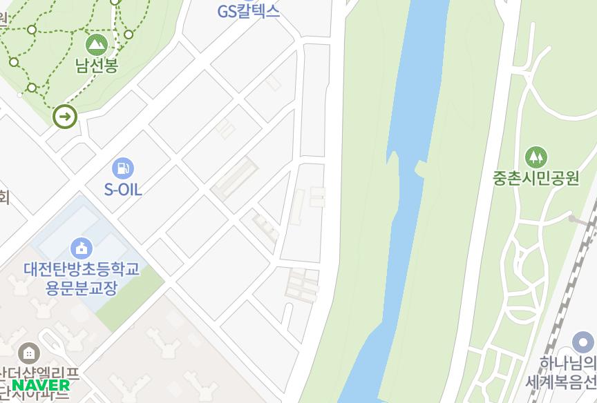 대전광역시 서구 용문동 다솜 위치·실거래 시세 지도