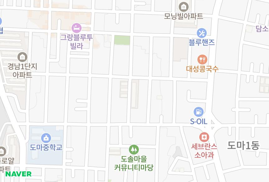 대전광역시 서구 도마동 삼창 위치·실거래 시세 지도