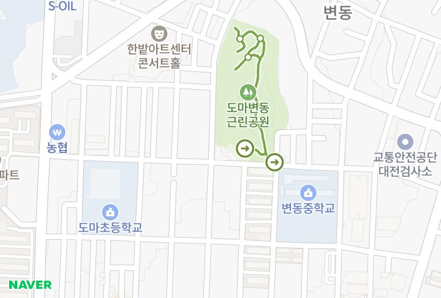 대전광역시 서구 도마동 푸루내리 위치·실거래 시세 지도