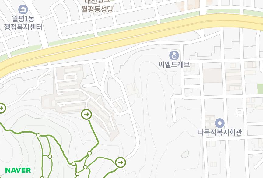 대전광역시 서구 월평동 월평동빅토리아빌 위치·실거래 시세 지도