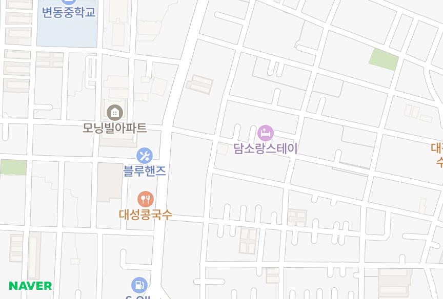 대전광역시 서구 도마동 코디팰리스 위치·실거래 시세 지도