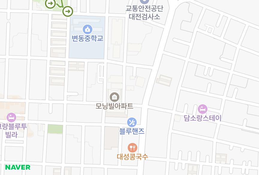 대전광역시 서구 변동 만송빌라트 위치·실거래 시세 지도