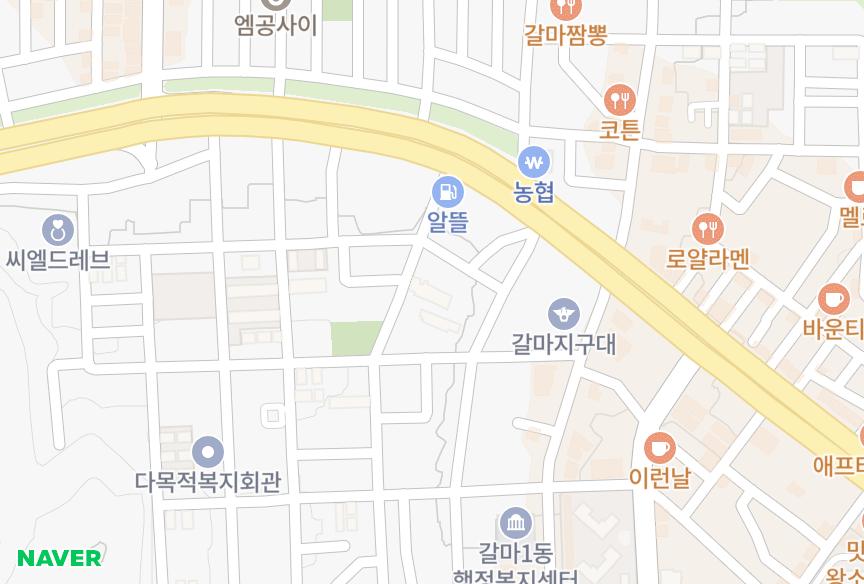 대전광역시 서구 갈마동 삼덕 위치·실거래 시세 지도
