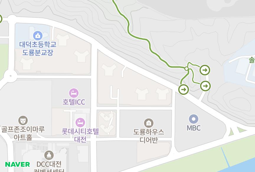 대전광역시 유성구 도룡동 스마트시티5단지 위치·실거래 시세 지도