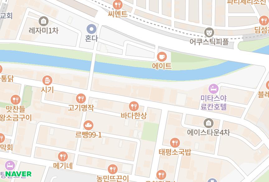 대전광역시 유성구 봉명동 라온팰리스 위치·실거래 시세 지도