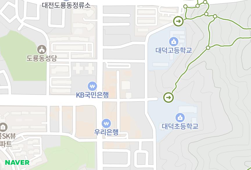 대전광역시 유성구 도룡동 더.포엠1차 위치·실거래 시세 지도