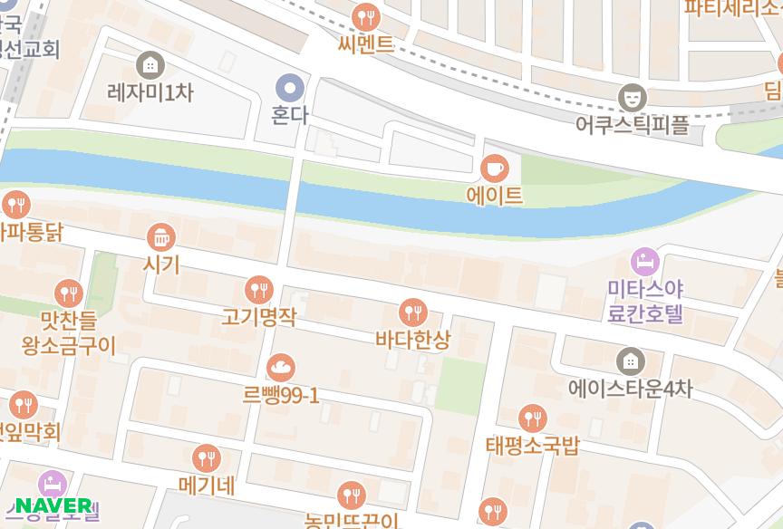 대전광역시 유성구 봉명동 나이스타운12차 위치·실거래 시세 지도