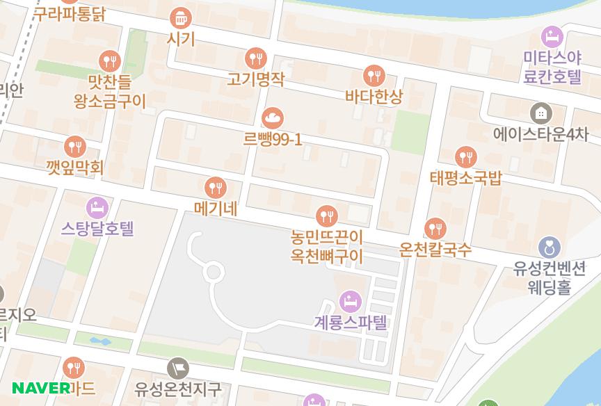 대전광역시 유성구 봉명동 모나빌 위치·실거래 시세 지도