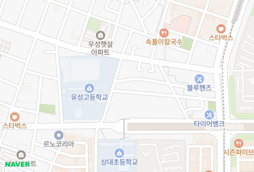 대전광역시 유성구 구암동 스카이뷰리브 위치·실거래 시세 지도