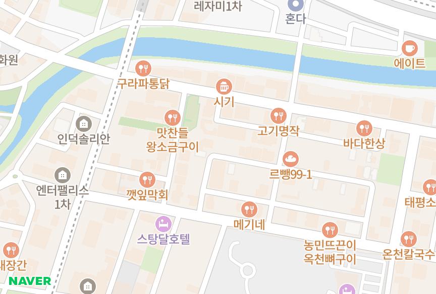 대전광역시 유성구 봉명동 힐링타운 위치·실거래 시세 지도