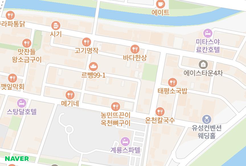 대전광역시 유성구 봉명동 에코빌2차 위치·실거래 시세 지도